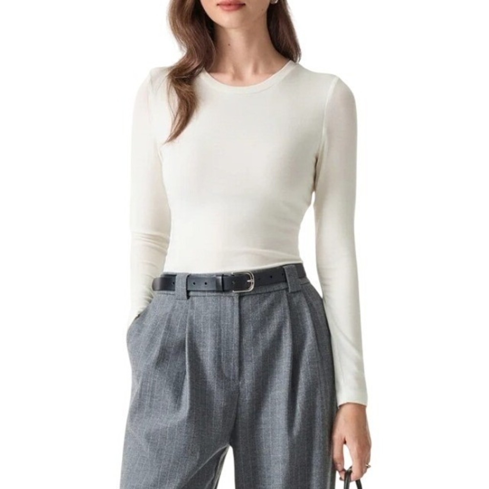NWT OGL‎ LiteWarm Crewneck Long Sleeve Brami Top S Thermal Long SleeveCozy Soft - Picture 2 of 14